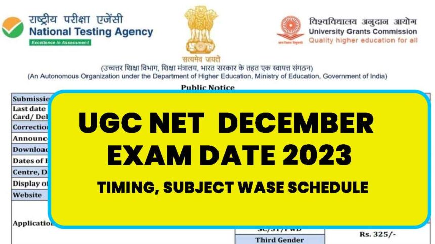 UGC NET Decmber Exam