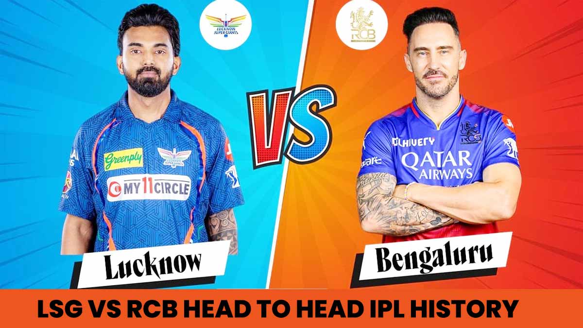 LSG vs RCB Head To Head IPL History